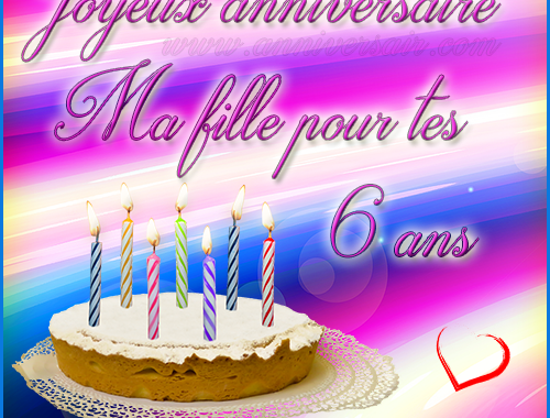 Anniversaire 6 Ans Joyeux Anniversaire